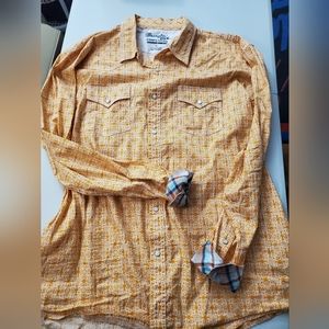 Wrangler 20x Competition Advanced Comfort XL Pearl Snap Button Up Long Sleeve